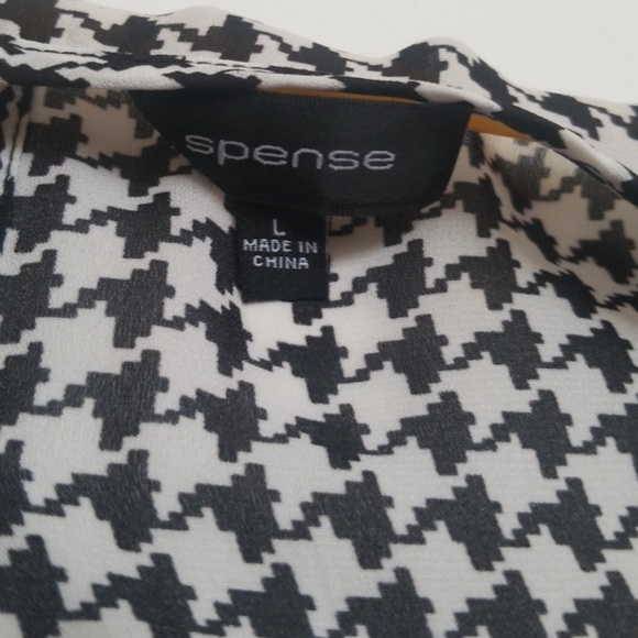 HOUNDSTOOTH BLOUSE - Picture 2 of 2